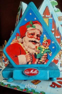 RARE! Christmas Vintage Santa Claus Sinterklass Candy Store Advertising Display