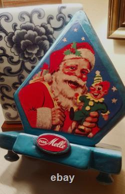 RARE! Christmas Vintage Santa Claus Sinterklass Candy Store Advertising Display