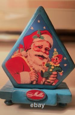 RARE! Christmas Vintage Santa Claus Sinterklass Candy Store Advertising Display