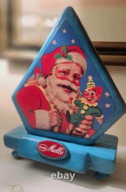 RARE! Christmas Vintage Santa Claus Sinterklass Candy Store Advertising Display