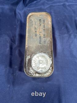 RARE Early Vintage LHS2 Citroen French Antar Motor Oil Tin Can