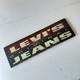 RARE LEVIS ORIGINAL JEANS Wooden Advertising Board Sign Vtg Y2K 6x18