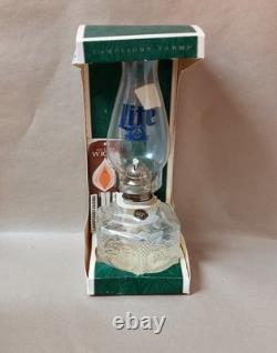 RARE MILLER LITE BEER Oil Lamp VINTAGE ADVERTISING Lamplight Farms
