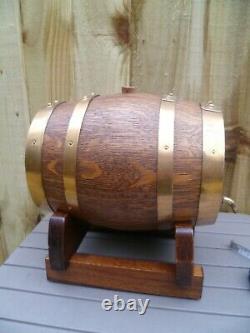 RARE ORIGINAL VINTAGE 1950s ROLAND BRU SIREUIL FRENCH COGNAC BRANDY Oak Barrel