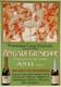 RARE Original Vintage Advertising Poster Alcohol Zingari Giuseppe, ca. 1930