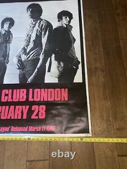 RARE Pink Floyd Vintage Advertising Blaises Club Commemorative Poster 1987