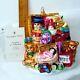RARE Radko JUMBO LE 3/75 Santa Toychest Marshall Field Walnut Room XMAS ORNAMENT