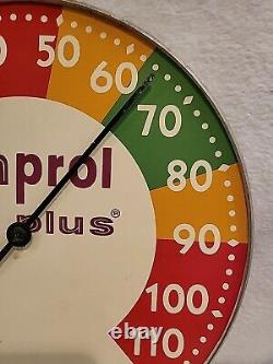RARE VINTAGE 10 T. W. O'CONNELL CO-OP Advertising ROUND THERMOMETER