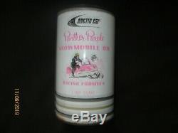 RARE VINTAGE 1960s 1970s ARCTIC CAT PANTHER PURPLE SNOWMOBILE OIL TIN CAN FULL