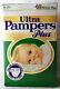 RARE VINTAGE 80'S ULTRA PAMPERS 10-20kg 22-44lbs MAXI PLUS PLASTIC NEW SEALED