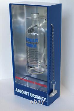 RARE VINTAGE ABSOLUT URGENCY VODKA PROMO With SEALED UNFILLED BOTTLE Absolute