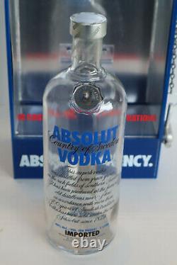 RARE VINTAGE ABSOLUT URGENCY VODKA PROMO With SEALED UNFILLED BOTTLE Absolute