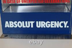 RARE VINTAGE ABSOLUT URGENCY VODKA PROMO With SEALED UNFILLED BOTTLE Absolute