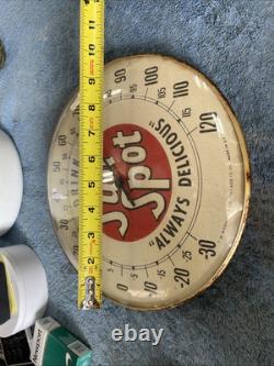 RARE VINTAGE ADVERTISING CLOCK T. W. O'CONNELL CHICAGO THERMOMETER 1920s/30s
