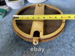 RARE VINTAGE ADVERTISING CLOCK T. W. O'CONNELL CHICAGO THERMOMETER 1920s/30s