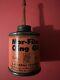 RARE VINTAGE ADVERTISING MOR-FILM CLING OIL OILER 3oz Empty