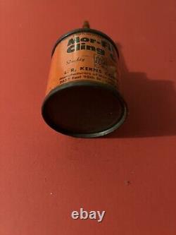 RARE VINTAGE ADVERTISING MOR-FILM CLING OIL OILER 3oz Empty