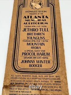 RARE VINTAGE Advertising Board. Howard Stein Presents. Jethro Tull And MORE
