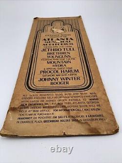RARE VINTAGE Advertising Board. Howard Stein Presents. Jethro Tull And MORE