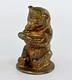 RARE VINTAGE BRONZE HAWKES & SPINKS BEAR HONEY CO. LTD CAR MASCOT FIGURE c1930