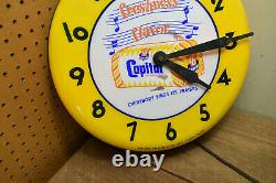 RARE VINTAGE CAPTIAL BREAD LIGHTED CLOCK NEON PRODUCTS 1950s 15