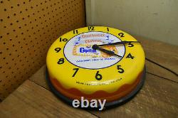 RARE VINTAGE CAPTIAL BREAD LIGHTED CLOCK NEON PRODUCTS 1950s 15