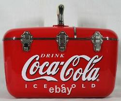 RARE! VINTAGE COCA COLA COOLBOX ICE BOX With AM FM RADIO / CD PLAYER NEW IN BOX