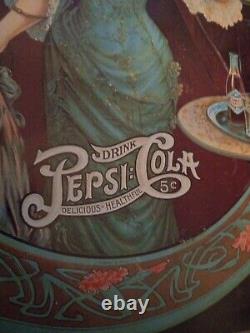 RARE VINTAGE COLLECTABLE PEPSI COLA ADVERTISING POSTER (18.5x 16)