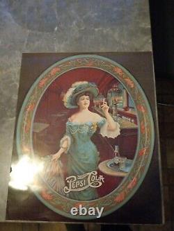 RARE VINTAGE COLLECTABLE PEPSI COLA ADVERTISING POSTER (18.5x 16)