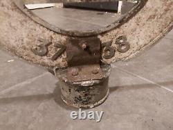 RARE VINTAGE FINGERPOST TOP ROUND SIGN from east rigton west riding yorkshire