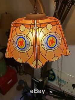 RARE VINTAGE Original CHEVROLET OK USED CAR Plastic Hanging Light Lamp WORKS