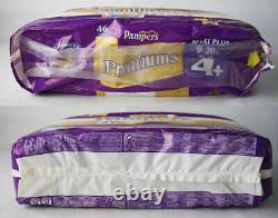 RARE VINTAGE PAMPERS PREMIUMS 46X MAXI PLUS 9-20kg 20-44lbs NEW SEALED