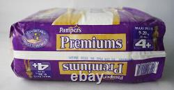 RARE VINTAGE PAMPERS PREMIUMS 46X MAXI PLUS 9-20kg 20-44lbs NEW SEALED