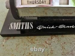 RARE VINTAGE SMITHS QUICK START BATERIES ADVERTISING DESK CALENDAR 1920, s