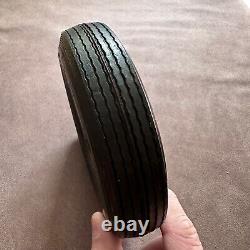 RARE VINTAGE YOKOHAMA ADVERTISING TYRE TIRE WHEEL ASHTRAY with GLASS INSERT