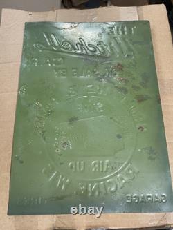 RARE Vintage 1910s Mitchell Car Automobile Advertising Tin Sign Racine Wisconsin