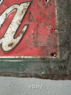RARE Vintage 1926 Coca-Cola Metal Sign Drink Coca Cola GAS OIL SODA Original