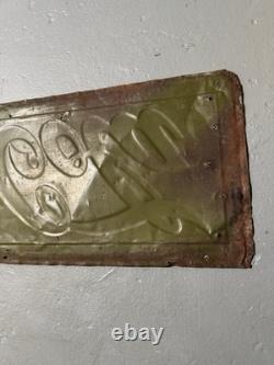 RARE Vintage 1926 Coca-Cola Metal Sign Drink Coca Cola GAS OIL SODA Original