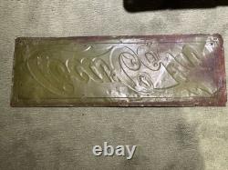 RARE Vintage 1926 Coca-Cola Metal Sign Drink Coca Cola GAS OIL SODA Original