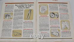 RARE Vintage 1930 Harley Davidson Motorcycles Advertising Mailer Sales Brochure