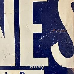 RARE Vintage 1930s Love Nest Candy Bar Advertising Tin Sign Tin Tacker