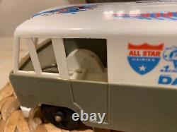 RARE! Vintage 1950's All Star Dairy Foods SUPERMAN Advertising Bank Truck HTF