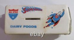 RARE! Vintage 1950's All Star Dairy Foods SUPERMAN Advertising Bank Truck HTF