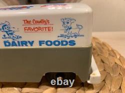 RARE! Vintage 1950's All Star Dairy Foods SUPERMAN Advertising Bank Truck HTF