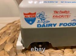 RARE! Vintage 1950's All Star Dairy Foods SUPERMAN Advertising Bank Truck HTF