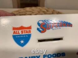 RARE! Vintage 1950's All Star Dairy Foods SUPERMAN Advertising Bank Truck HTF