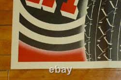 RARE Vintage 1950s Goodyear Tires R-1 Large Paper Advertising Poster Sign 42