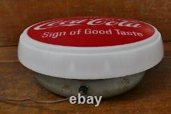 RARE Vintage 1950s Original Coca Cola 12 Button Lighted Sign by Dualite WORKS