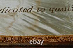 RARE Vintage 1962 John Deere 125th Anniversary Advertising Silk Banner Sign 44