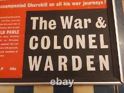 RARE Vintage 1963 Framed Shop Display Advert Winston Churchill WWII Interest